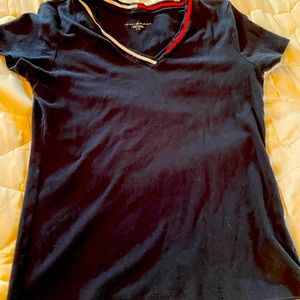 Navy Women’s Tommy Hilfiger short  sleeved shirt